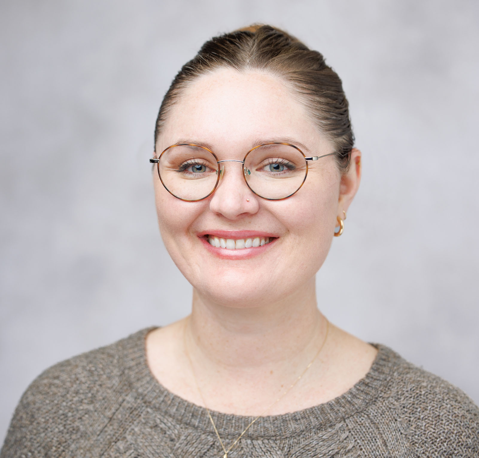 Alexandra Schenck, MS, CCC-SLP, a licensed speech-language pathologist